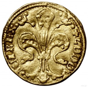 Floren (goldgulden), bez daty (1342–1353), Buda; Aw: Li...