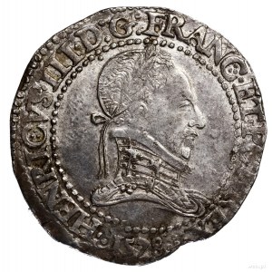 Frank, 1578 D, Lyon; data w otoku, pod popiersiem władc...