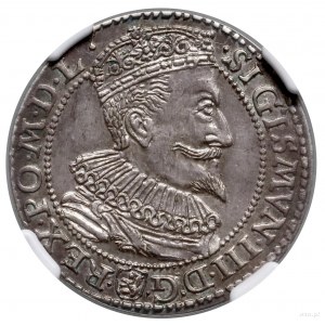 Szóstak, 1596, Malbork; małe popiersie króla; Kop. 1240...