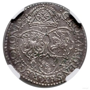 Szóstak, 1596, Malbork; małe popiersie króla; Kop. 1240...