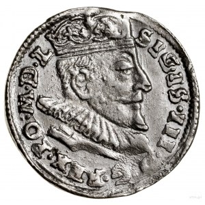 Trojak, 1592, Wilno; na awersie tytulatura króla SIGIS ...
