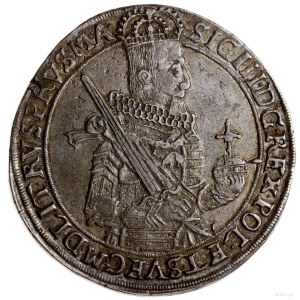 Talar, 1630, Toruń; Aw: Półpostać króla w prawo, w koro...