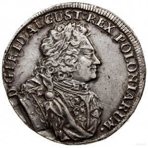 2/3 talara (coselgulden), 1707, Drezno; na rewersie zna...