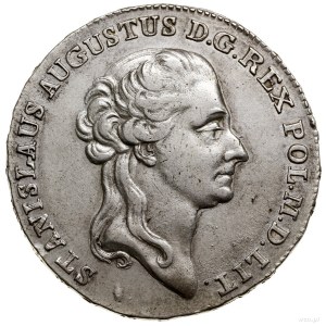 Półtalar, 1788 EB, Warszawa; Aw: Głowa króla w prawo, w...