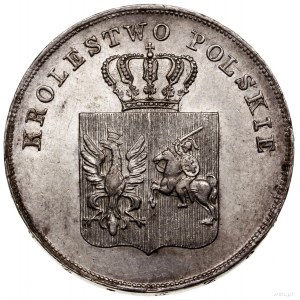 5 złotych, 1831 KG, Warszawa; na rewersie ułamek 211/62...