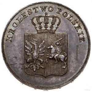 5 złotych, 1831 KG, Warszawa; na rewersie ułamek 211/62...