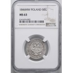 25 kopiejek = 50 groszy, 1846 MW, Warszawa; wariant z w...