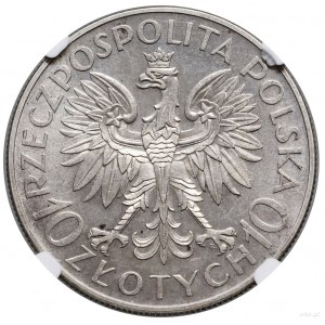 10 złotych, 1933, Warszawa; Jan III Sobieski – 250. roc...