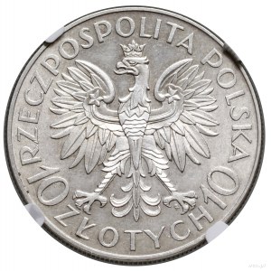 10 złotych, 1933, Warszawa; Romuald Traugutt – 70. rocz...