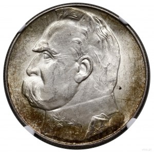 10 złotych, 1936, Warszawa; Józef Piłsudski; Kop. 3004,...