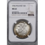 10 złotych, 1936, Warszawa; Józef Piłsudski; Kop. 3004,...