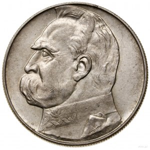 10 złotych, 1936, Warszawa; Józef Piłsudski; Kop. 3004,...