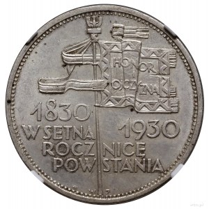 5 złotych, 1930, Warszawa; „Sztandar” – 100-lecie Powst...
