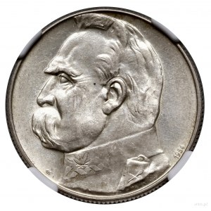 5 złotych, 1934, Warszawa; Józef Piłsudski – Orzeł Strz...