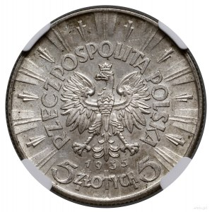 5 złotych, 1935, Warszawa; Józef Piłsudski; Kop. 2960, ...