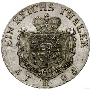 Talar, 1785 B, Wrocław; Aw: Popiersie w prawo z literą ...