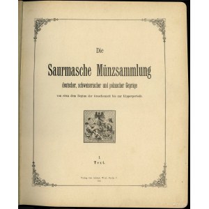 Adolf Weyl „Die Saurmasche Münzsammlung deutscher, schw...