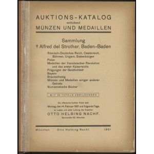 Katalog aukcyjny Otto Helbing Nachf. „Sammlung Alfred d...