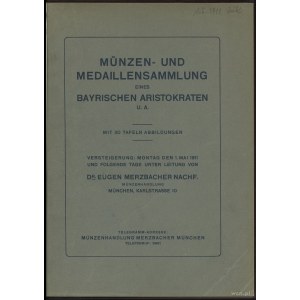 Katalog aukcyjny Dr. Eugen Merzbacher Nachf. „Münzen- u...