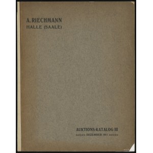 Katalog aukcyjny Albert Riechmann „Sammlung D. Siedler-...