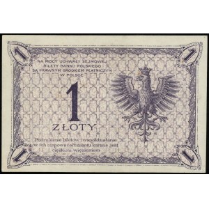 1 złoty, 28.02.1919; seria 90 C, numeracja 020519; Luco...
