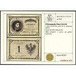 1 złoty, 28.02.1919; seria 90 C, numeracja 020519; Luco...