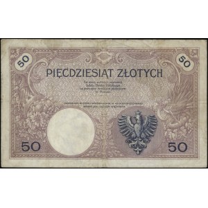 50 złotych, 28.02.1919; seria A.25, numeracja 059585; L...