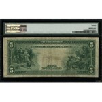 Chicago; 5 dolarów, 1914; numeracja G3478390A, podpisy ...