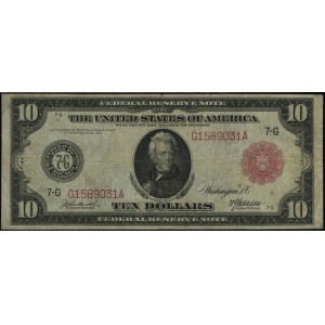 Chicago; 10 dolarów, 1914; numeracja G1589031A, podpisy...