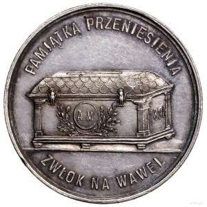Medal na pamiątkę przeniesienia zwłok Adama Mickiewicza...