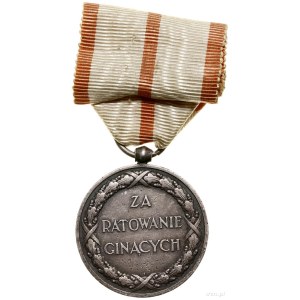 Medal za Ratowanie Ginących (z miniaturą), od 1928, War...