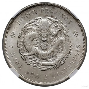 CHINY, HU-PEH, 1 dolar, bez daty (1895–1907); KM Y#127.1