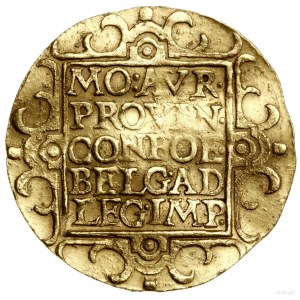 Dwudukat, 1659; Aw: W obwódce perełkowej rycerz stojący...