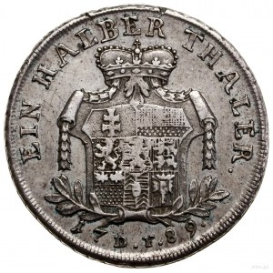 1/2 talara, 1789 F, Kassel; Hoffmeister 2654, Schön 163...