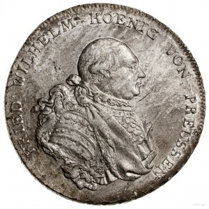 Talar, 1787 A, Berlin; Aw: Popiersie władcy w prawo, FR...