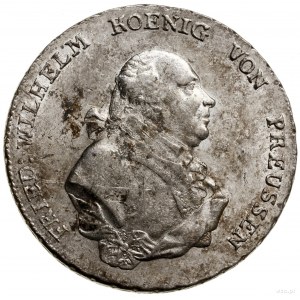 Talar, 1794 A, Berlin; Aw: Popiersie władcy w prawo, FR...