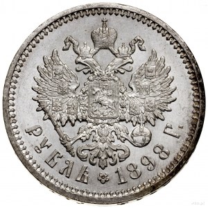 Rubel, 1898 (А•Г), Petersburg; Bitkin 43, Kazakov 114, ...