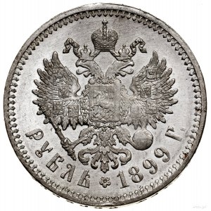 Rubel, 1899 (Ф•З), Petersburg; Bitkin 49, Kazakov 162, ...