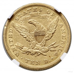 10 dolarów, 1872 S, San Francisco; typ Liberty Head, wi...