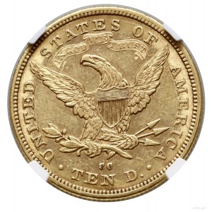 10 dolarów, 1880 CC, Carson City; typ Liberty Head, wit...