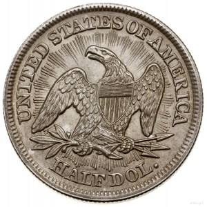 1/2 dolara, 1853, Filadelfia; typ Liberty Seated – Arro...