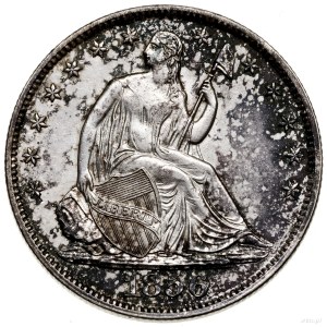 1/2 dolara, 1856 O, Nowy Orlean; typ Liberty Seated, be...