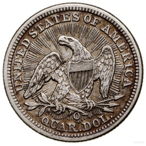 1/4 dolara, 1853 O, Nowy Orlean; typ Liberty Seated – A...