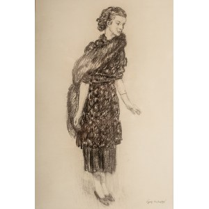 Józef Mehoffer (1869 Ropczyce - 1946 Wadowice), Portret panny Stanisławy