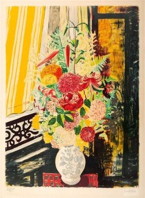 Mojżesz Kisling (1891 Kraków - 1953 Sanary-sur-Mer), Kwiaty w białym wazonie