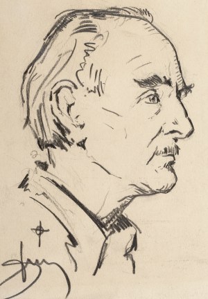Antoni Suchanek (1901 Rzeszów - 1982 Gdynia), Portret Mariana Mokwy