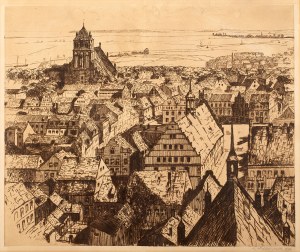 Berthold Hellingrath (1877 Elbląg - 1954 Hannover), Miasto uniwersyteckie, 1911 r.