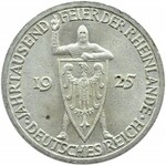 Niemcy, Republika Weimarska, 3 marki 1925 A, Rheilande, UNC