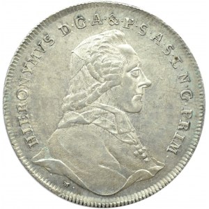 Austria, Salzburg, Hieronim, talar 1780, Salzburg, bardzo ładny