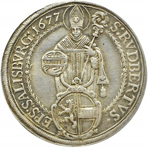 Austria, Salzburg, Maksymilian, talar 1677, Salzburg